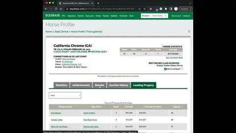 Find your OTTB's racing win photos in 5 easy steps!