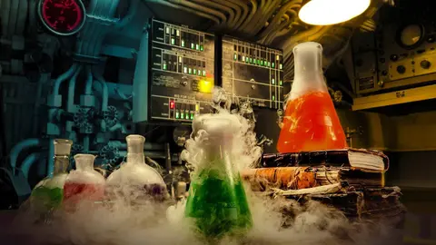 Halloween White Noise | Mad Scientist Laboratory Sounds | 10 Hours