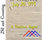 July 20, 1775: A Tradition Begins