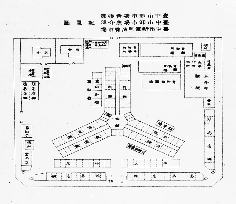 臺中市新富町消費市場平面圖.jpg market