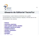 Celebremos el Glosario de Editorial TecnoTur-CapicúaFM-Allan Tépper-María Esnoz