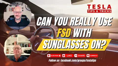 FSD with Sunglasses — Can Tesla Really See Through Them?