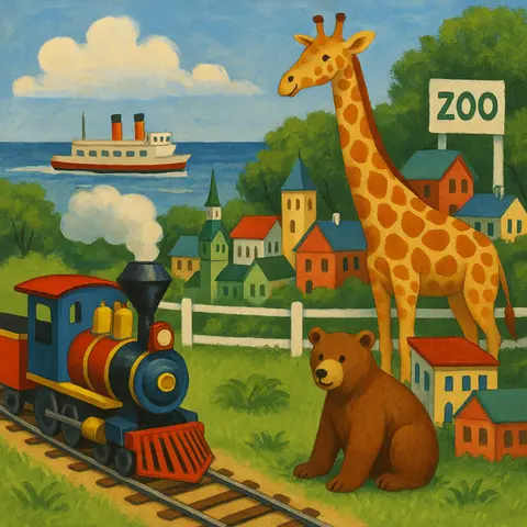 Clinch Park – Trains, boats, Zoo Animals and the little city
