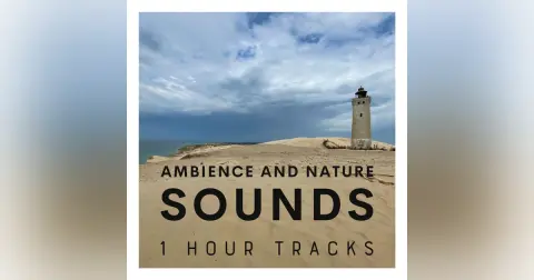 Wind noise around Danish lighthouse (1 hour)