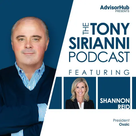 Tony Sirianni with Shannon Reid, President and Head of Advisor Growth & Engagement at Osaic