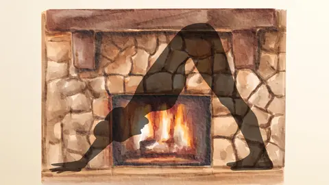 Yoga in the Firelight: A Cozy At-Home Evening Routine