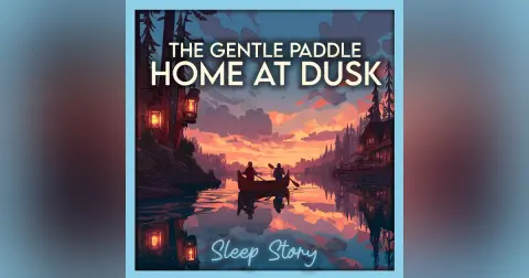 ASMR Sleep Story for Adults | Guided Sleep Story for Grown Ups | Peaceful Canoe Journey Home for Stress Relief and Deep Sleep