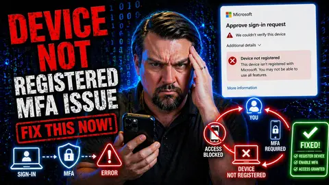 How to Fix Device Not Registered MFA Issues in Microsoft Environments