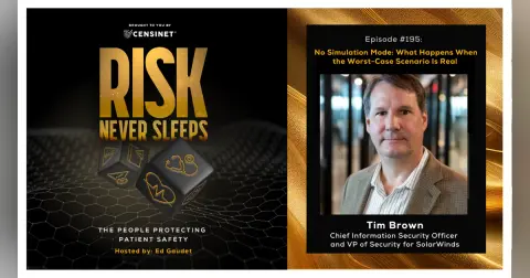 Episode #195. No Simulation Mode: What Happens When the Worst-Case Scenario Is Real, with Tim Brown, Chief Information Security Officer and VP of Security for SolarWinds