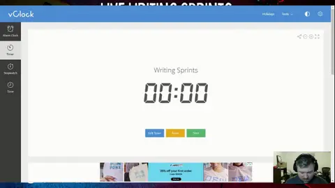 Live Writing Sprints