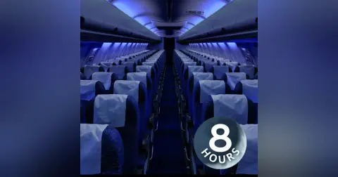 Airplane Cabin White Noise Jet Sounds 8 Hours | Great for Sleeping, Studying, Reading or Homework