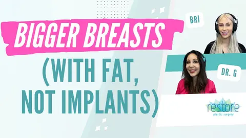 Bigger Breasts (With Fat, Not Implants)! San Diego Female Plastic Surgeon Explains
