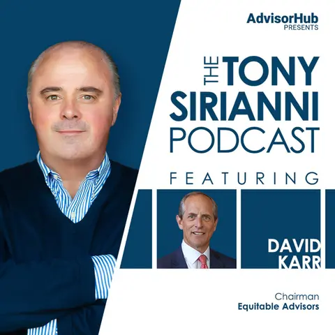 Tony Sirianni with David Karr, Chairman of Equitable Advisors
