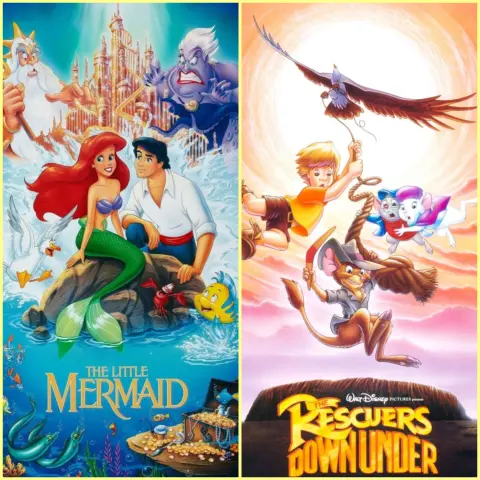 The Little Mermaid & The Rescuers Down Under (Disney Renaissance Series)