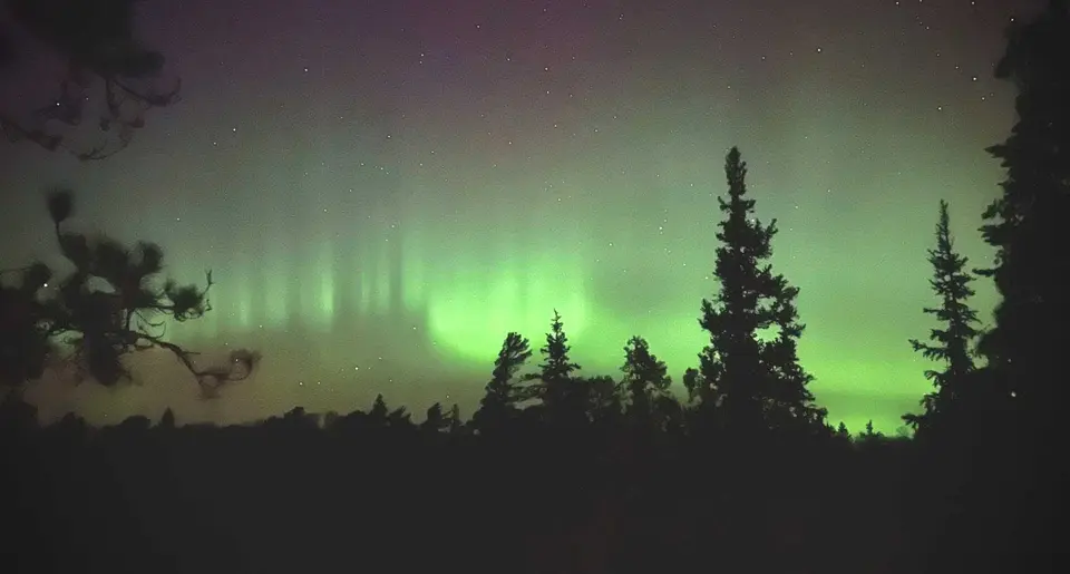 Northern Lights over Michigan's Upper Peninsula 
