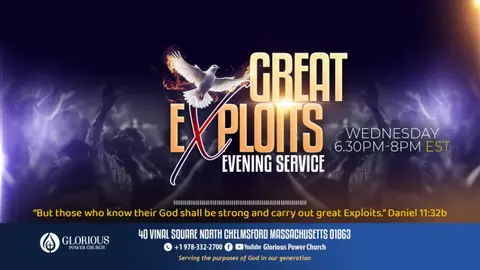 DAY 162 Great Exploits Evening Service