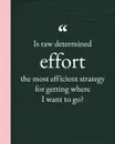 Trying harder is futile. Don't be the fly!