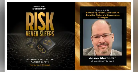Episode #91. Enhancing Patient Care with AI: Benefits, Risks, and Governance Strategies, with  Jason Alexander, VP and CISO of VCU Health