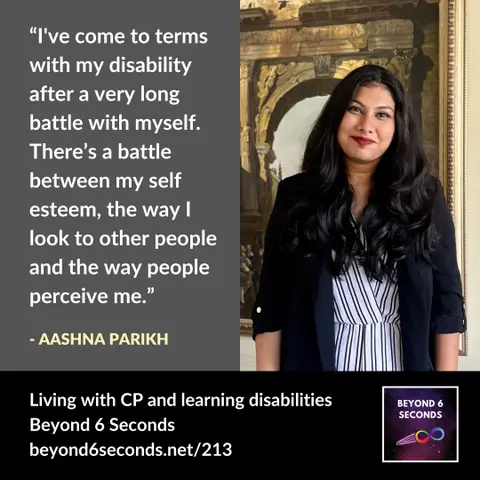 Living with cerebral palsy and learning disabilities – with Aashna Parikh