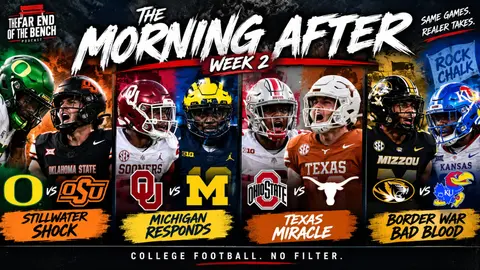 The Morning After — Week 2: Stillwater Shock, Michigan Muscle, Texas’ Miracle & Border War Bad Blood