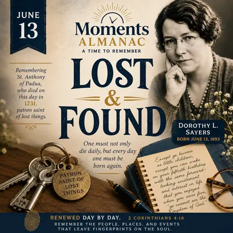 June 13, 2026 | Moments Almanac | Found