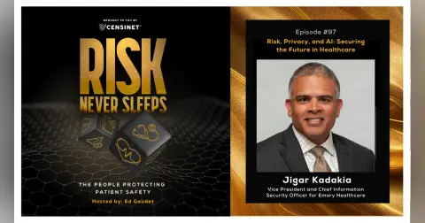 Episode #97.  Risk, Privacy, and AI: Securing the Future in Healthcare, with Jigar Kadakia, Vice President and Chief Information Security Officer for Emory Healthcare