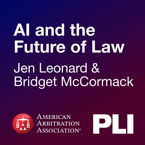 AI and the Future of Law podcast cover