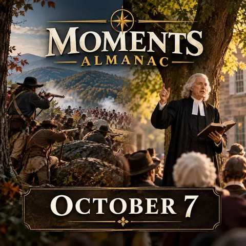 October 7 | Moments Almanac | Elizabethton
