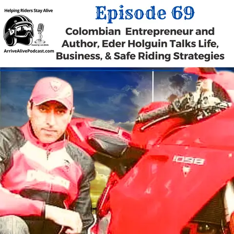 Tech Entrepreneur Eder, shares safe riding tips and book and forthcoming  film
