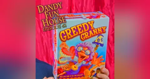 GREEDY GRANNY – History, Unboxing, Assembly and Game Play! – Dandy Fun House episode 42