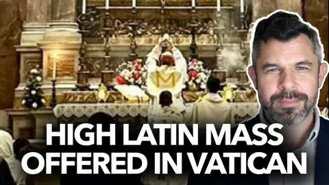 1257: High Latin Mass offered in Vatican on St Michael’s Feast – Dr. Taylor Marshall
