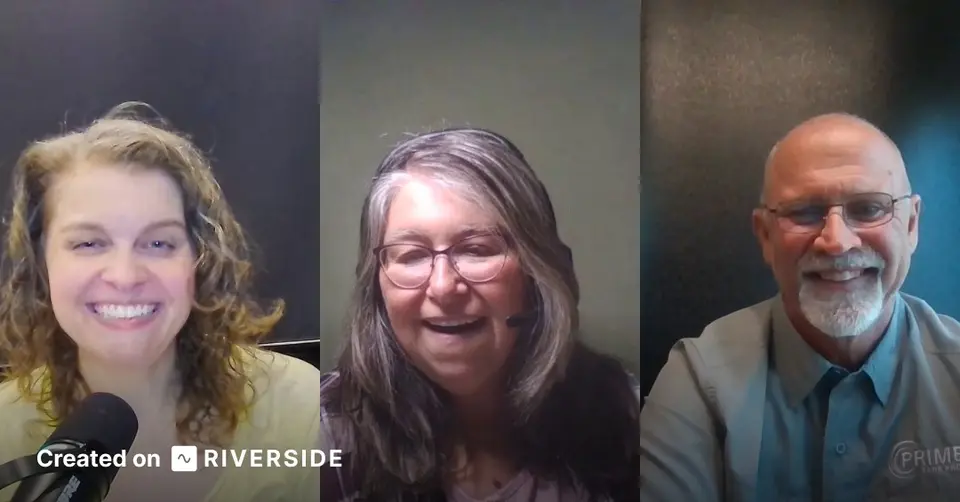 Tasha, Jennifer, and Tim share the screen while they talk about RV tank care.