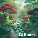 Garden Stream Sounds for Sleep 🌿 Silky Smooth Water Flow | Sleep Sound (12 Hours)