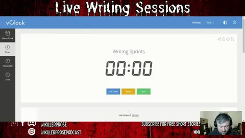 Live Writing Sprints
