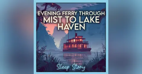 The Coziest Sleep Story for Adults | A Peaceful Ferry Ride to Lake Haven Through Silver Mist for Sleep Aid Relief