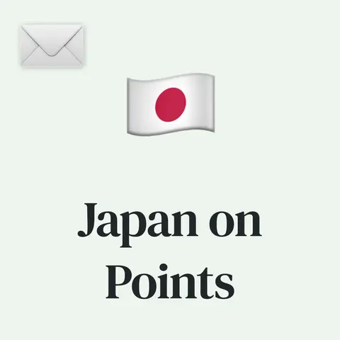 🤑 Japan Flights/Hotels with Points
