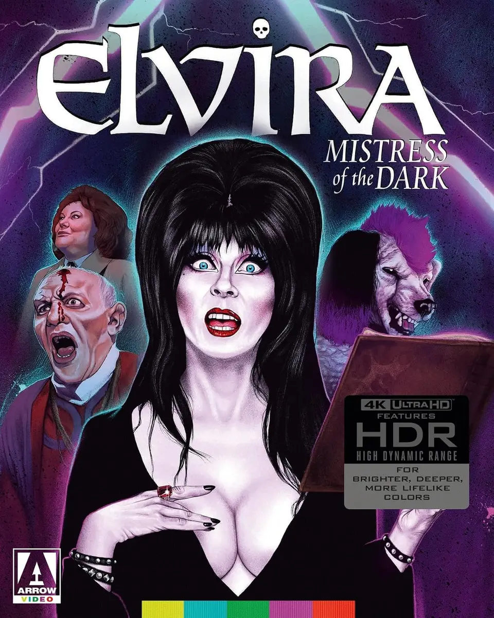 Elvira-Mistress-of-the-dark-4k-arrow-video.jpg Elvira, Mistress of the Dark (4K UHD Blu-Ray) from Arrow Video