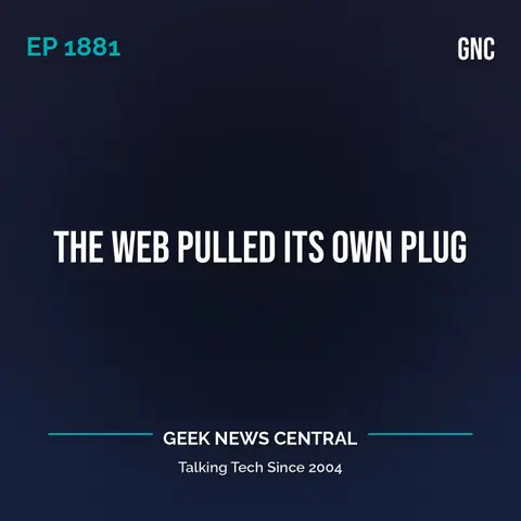 The Web Pulled Its Own Plug #1881