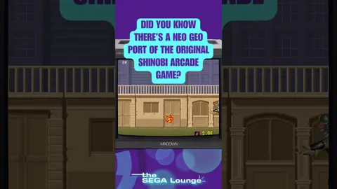 Shinobi Neo Geo Port #shinobi #sega #segaducation #thesegalounge #neogeo #arcade #retrogaming