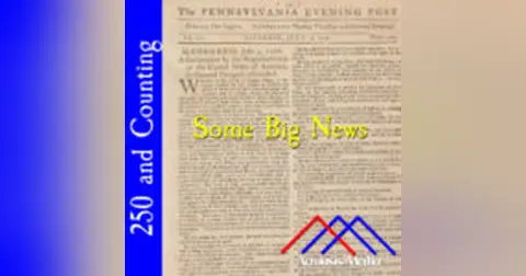 Some Big News–July 6, 1776