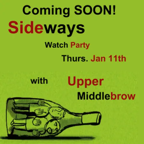 Coming Soon: A Live Discussion of Sideways!