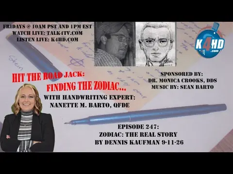Episode 247: Zodiac: The Real Story by Dennis Kaufman 9-11-26