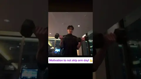 Motivation for not skipping arm day! I increased my weights today and I’m sure I’ll be sore tomorrow