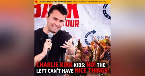 Charlie Kirk Kids: No! The Left Cant Have Nice Things