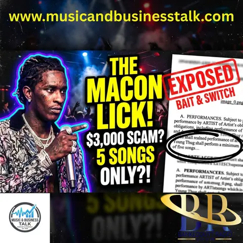 The Macon lick! $3,000 Scam? | Young Thug | Bankedoutt Radio Show | Music and Business Talk