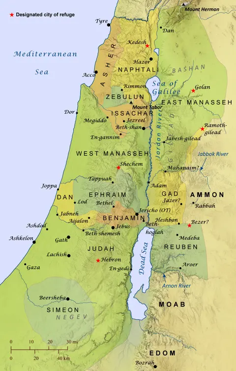 Map - Land Given to the Tribes