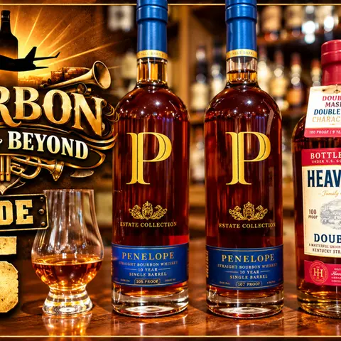 Penelope Estate Collection, NEW Heaven Hill Double Mash, and Monk's Road Barrel Pick; Ep. 95