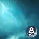 Rain + Thunder Sounds for Sleeping | Nature White Noise 8 Hours