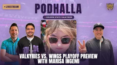 Valkyries vs. Wings First-Round Preview & Playoff Predictions w/ Marisa Ingemi | Podhalla