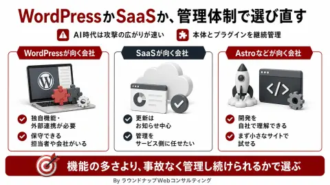 第599回：次もWordPressでいいのか？中小企業が保守体制と更新内容から考える選び方